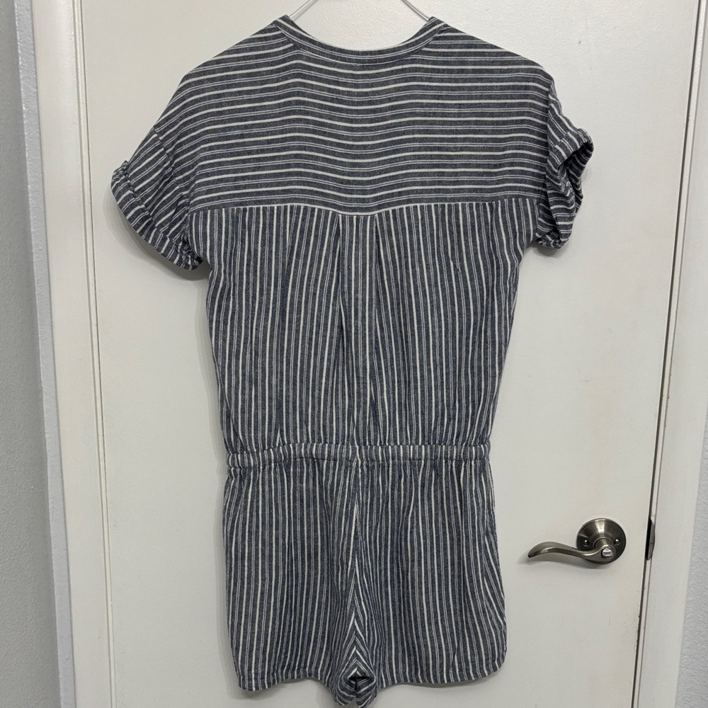 Old Navy Striped Button-Down Romper - Picture 4 of 4